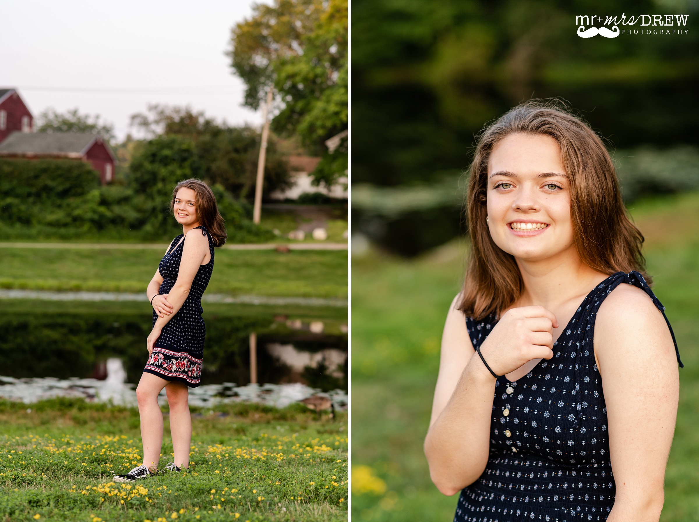 Chelmsford High Senior Pictures at Great Brook Farm