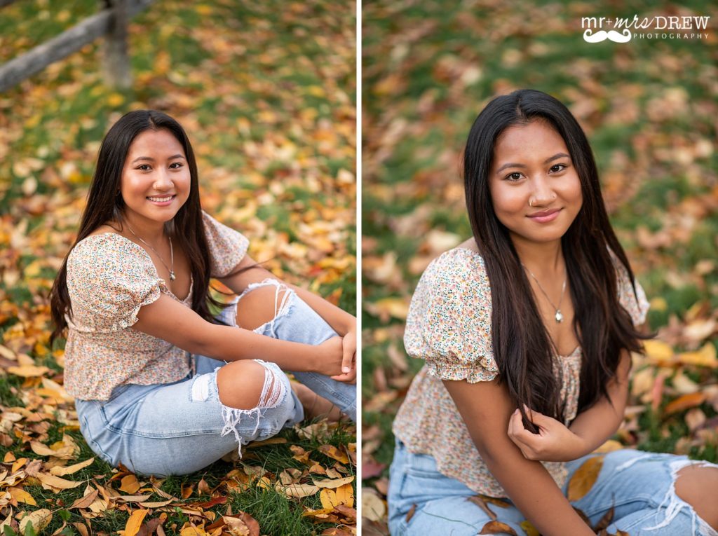Fall Senior Pictures in Chelmsford