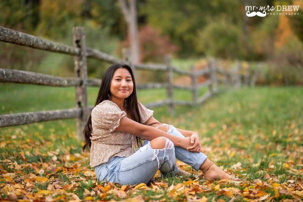 Fall Senior Pictures in Chelmsford