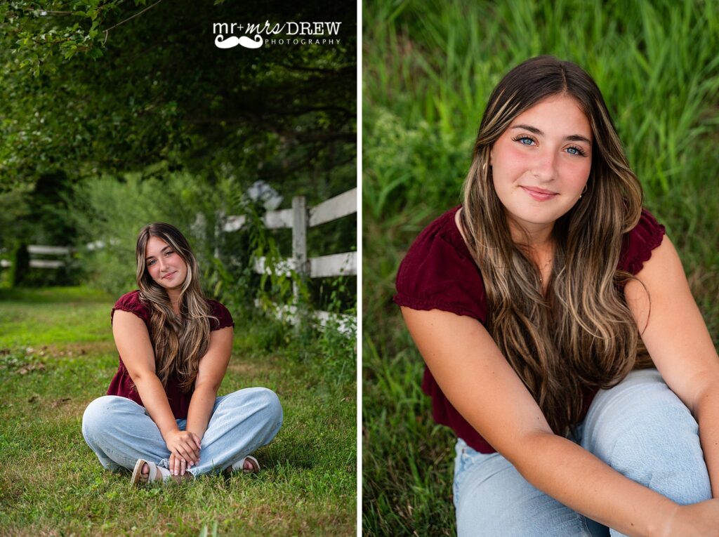 Sweet senior photos in Chelmsford MA