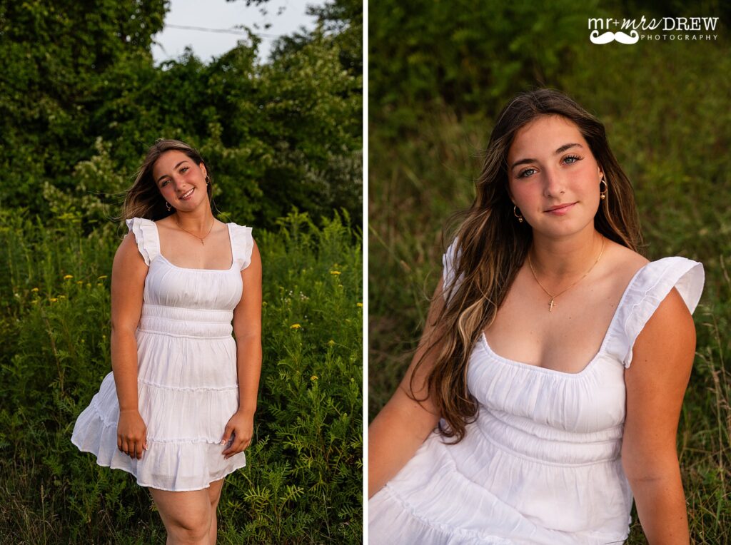 summer senior portraits in Chelmsford ma